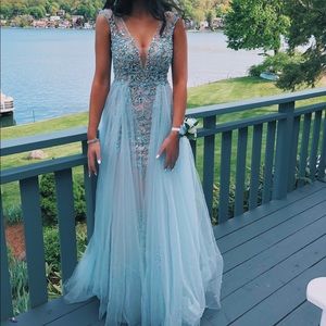 Light Blue Prom Dress